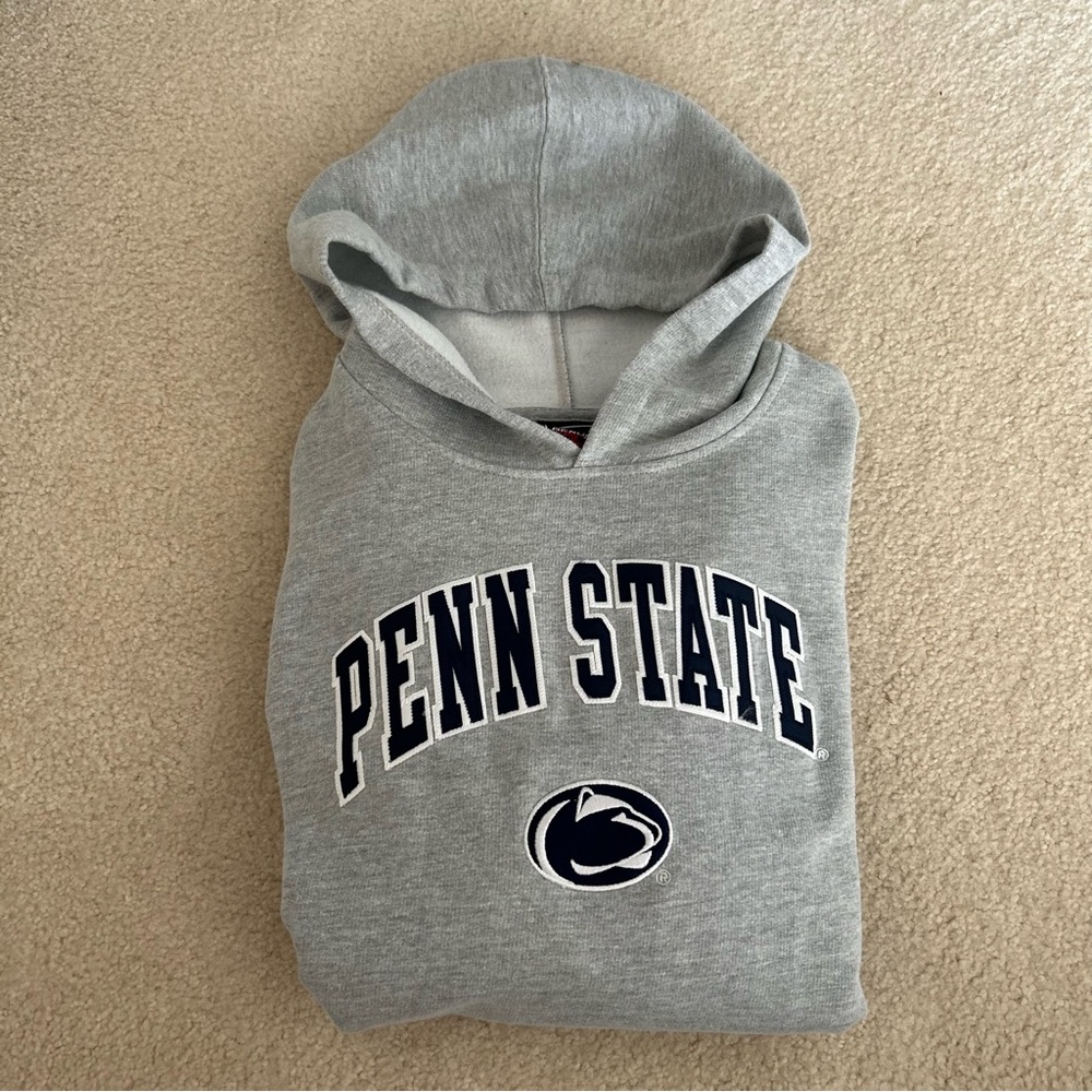 Penn State Gray Hoodie Youth Large (14/16) by Genuine Stuff Like New